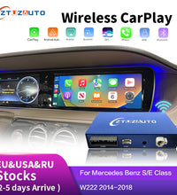 Wireless CarPlay for Mercedes Benz S-Class W222 W217 2014-2018 E-Class 2014, with Android Auto Mirror Link AirPlay Car Play