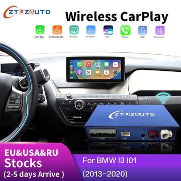 Wireless CarPlay for BMW i3 I01 NBT/EVO System 2013-2020, with Android Auto Mirror Link AirPlay Car Play Function