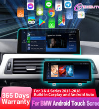 12.3”Android 12 Wireless Apple Carplay Multimedia Display Screen Android Auto for BMW 3/4 Series F30 F31 F32 F34 F36 2013-2016