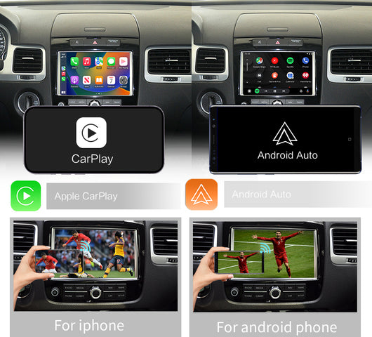 Wireless Carplay & Android Auto Module For VW Volkswagen Touareg RNS850 2011-2015 Mirror Link AirPlay Recoder Car Accessories