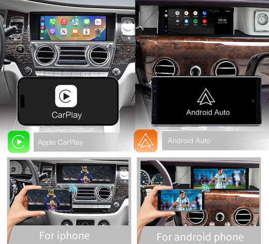 Wireless Apple Carplay For Rolls Royce Phantom/Ghost/Dawn 2006-2018 with Android Auto Airplay Car Play Autolink Functions Module Box