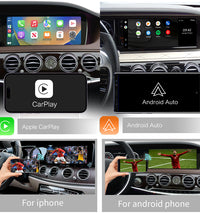 Wireless CarPlay for Mercedes Benz S-Class W222 W217 2014-2018 E-Class 2014, with Android Auto Mirror Link AirPlay Car Play