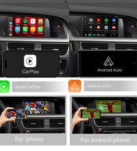 Wireless Apple CarPlay Android Auto Interface for Audi A4 A5 B8 2008-2016, with Mirror Link AirPlay Car Play Navigation