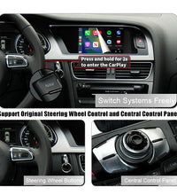 Wireless Apple CarPlay Android Auto Interface for Audi A4 A5 B8 2008-2016, with Mirror Link AirPlay Car Play Navigation