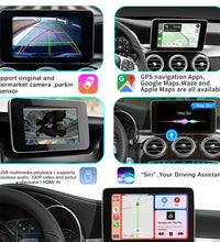 Wireless Carplay for Mercedes Benz C-Class W205 & GLC 2015-2018 GLA  CLA, with Android Auto Mirror Link Airplay Auto Play Functions