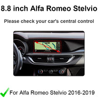 2024 Android Mirror Link AirPlay Car Play Function Wireless Carplay Auto for Alfa Romeo Stelvio & Giulia & Giuliett 14-19 Models