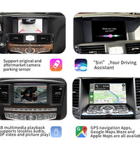 Wireless Apple CarPlay Android Auto for Infiniti  QX60 QX60 Q70 2014-2020 Aftermarket Car Play Upgrade Retrofit Kit